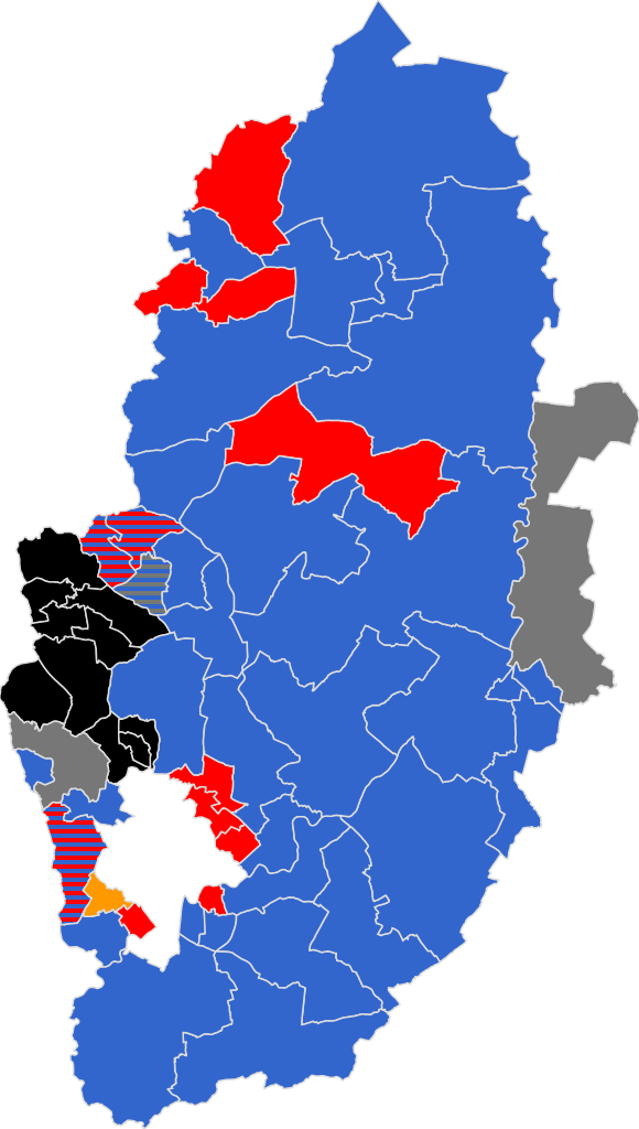 Results from 2021 election - this doesn't include subsequent byelections